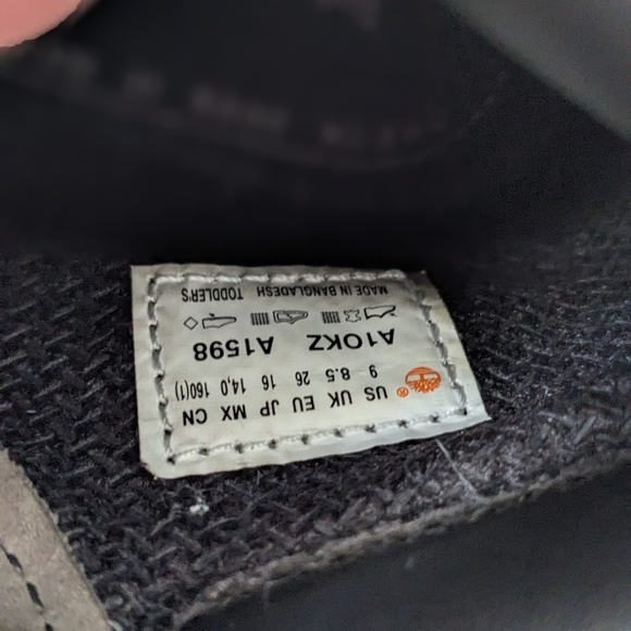 Timberland Toddler Boots Size 9 - Picture 8 of 8